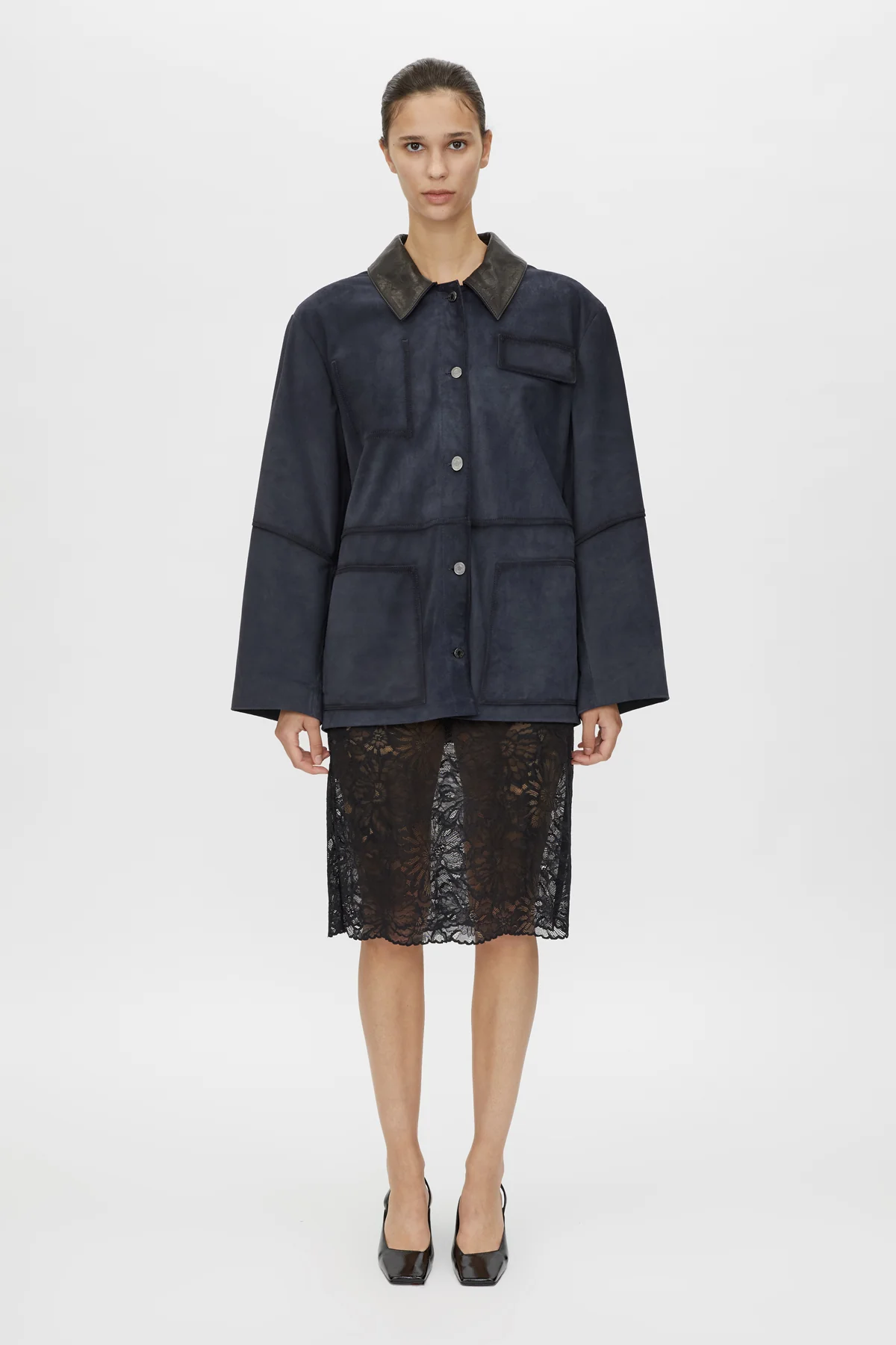 Balto Suede Leather Jacket - Image 4