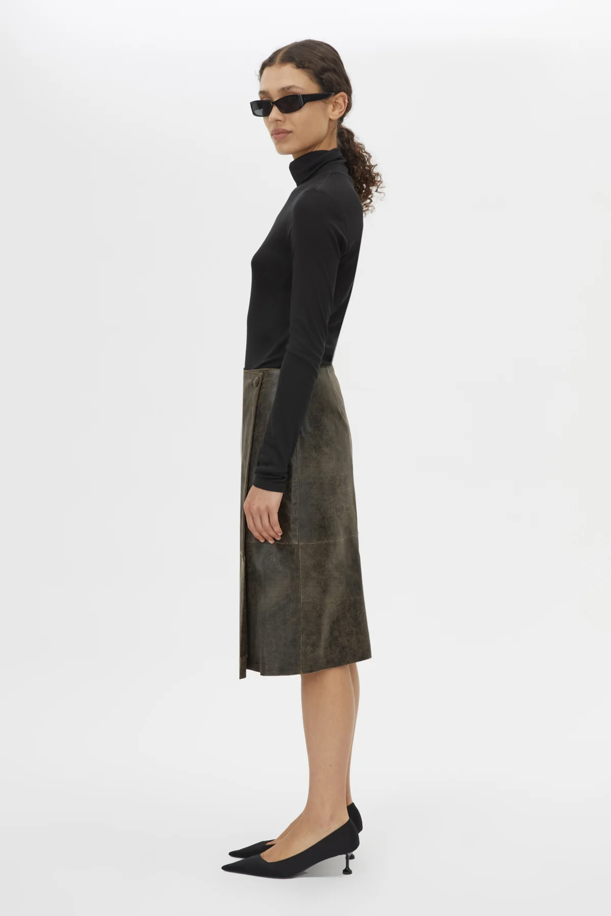 Dawn Leather Skirt - Image 6