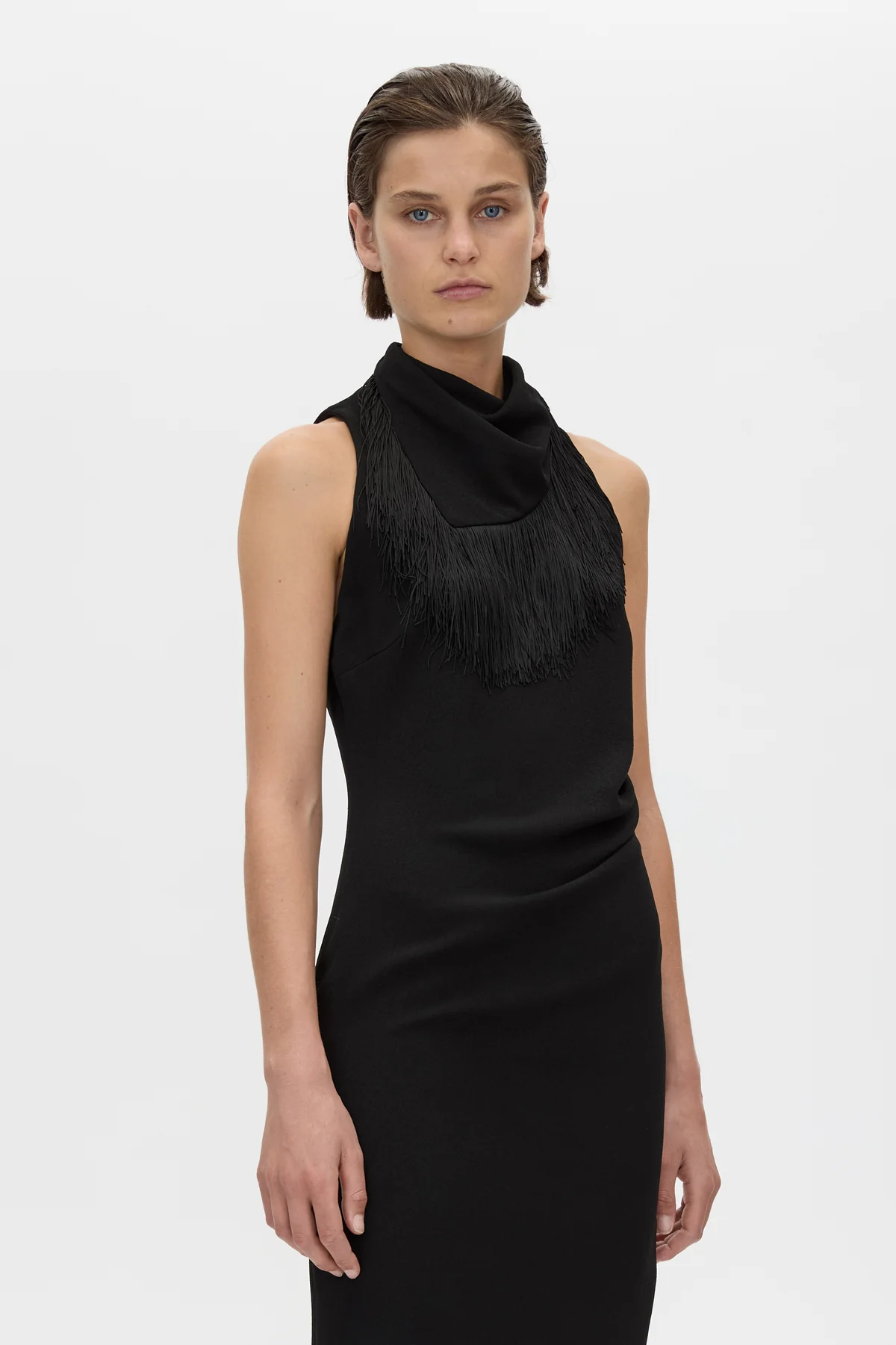 Dune Draped Waist Midi Dress - Image 2