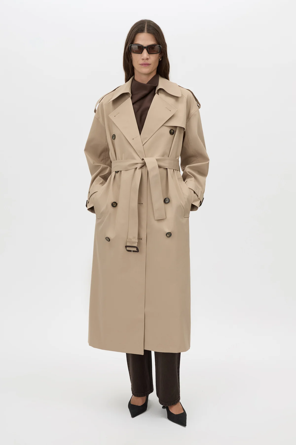 Evans Classic Trench Coat - Image 3