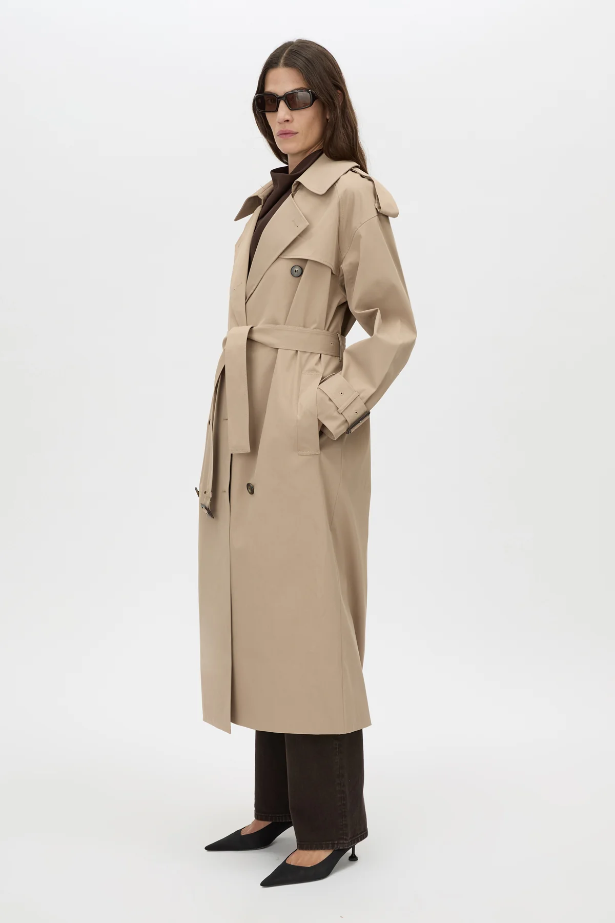 Evans Classic Trench Coat - Image 4