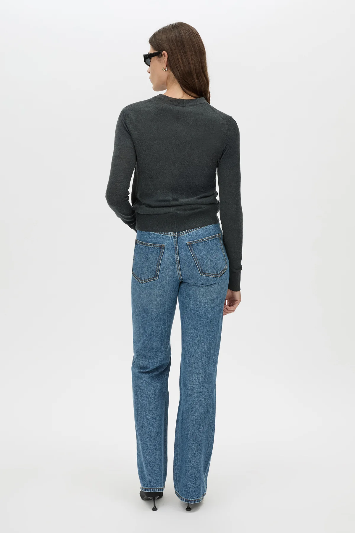Leona Knit V Neck Sweater - Image 6