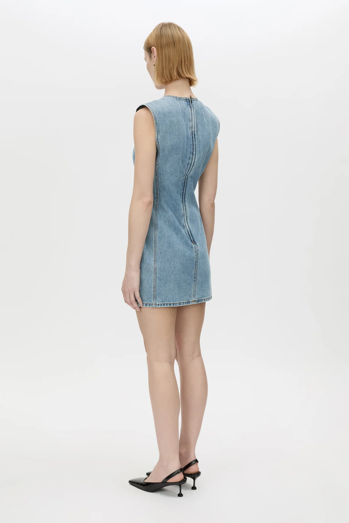 Maja Denim Dress - Image 5