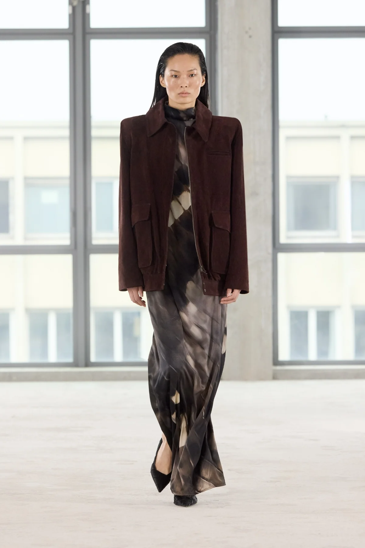 Zaha Leather Bomber - Image 3