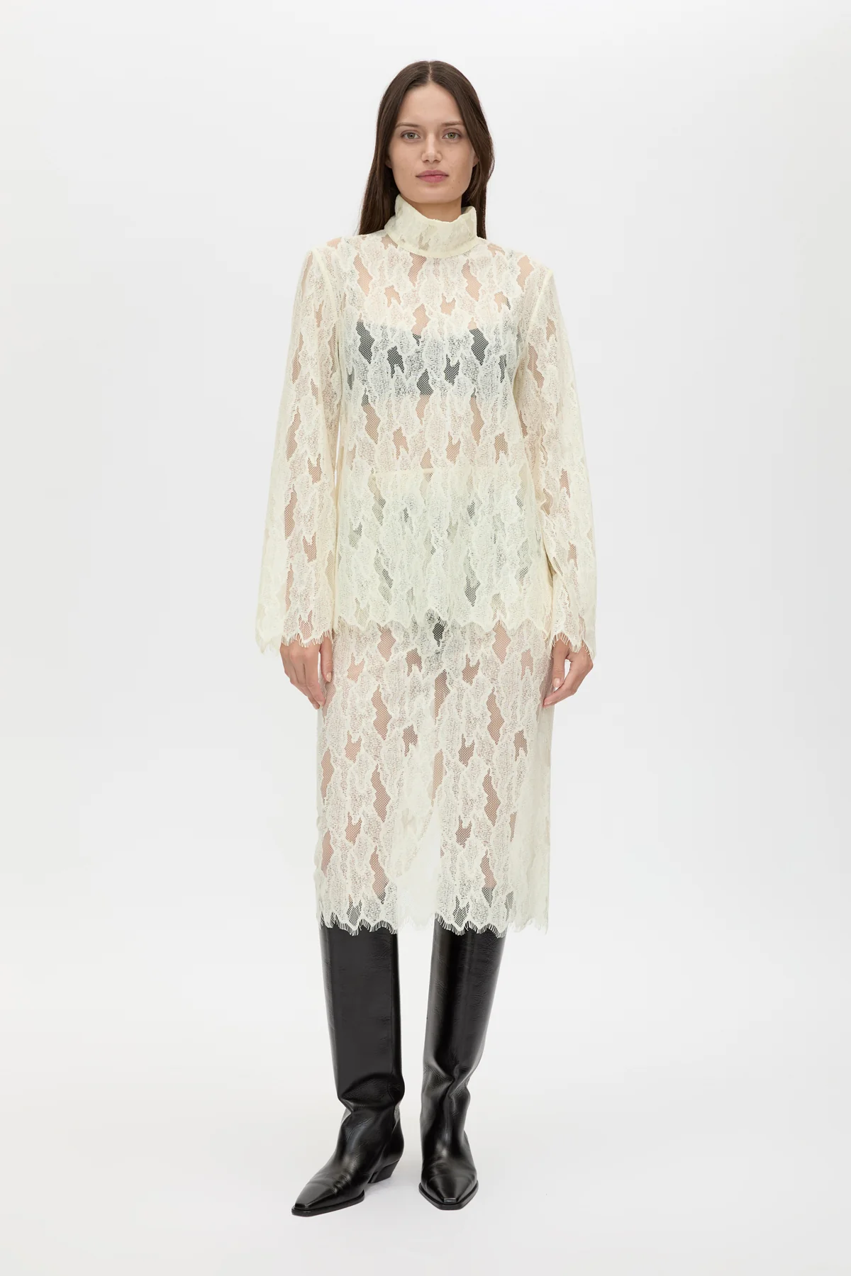 Zemira Lace Midi Skirt - Image 2