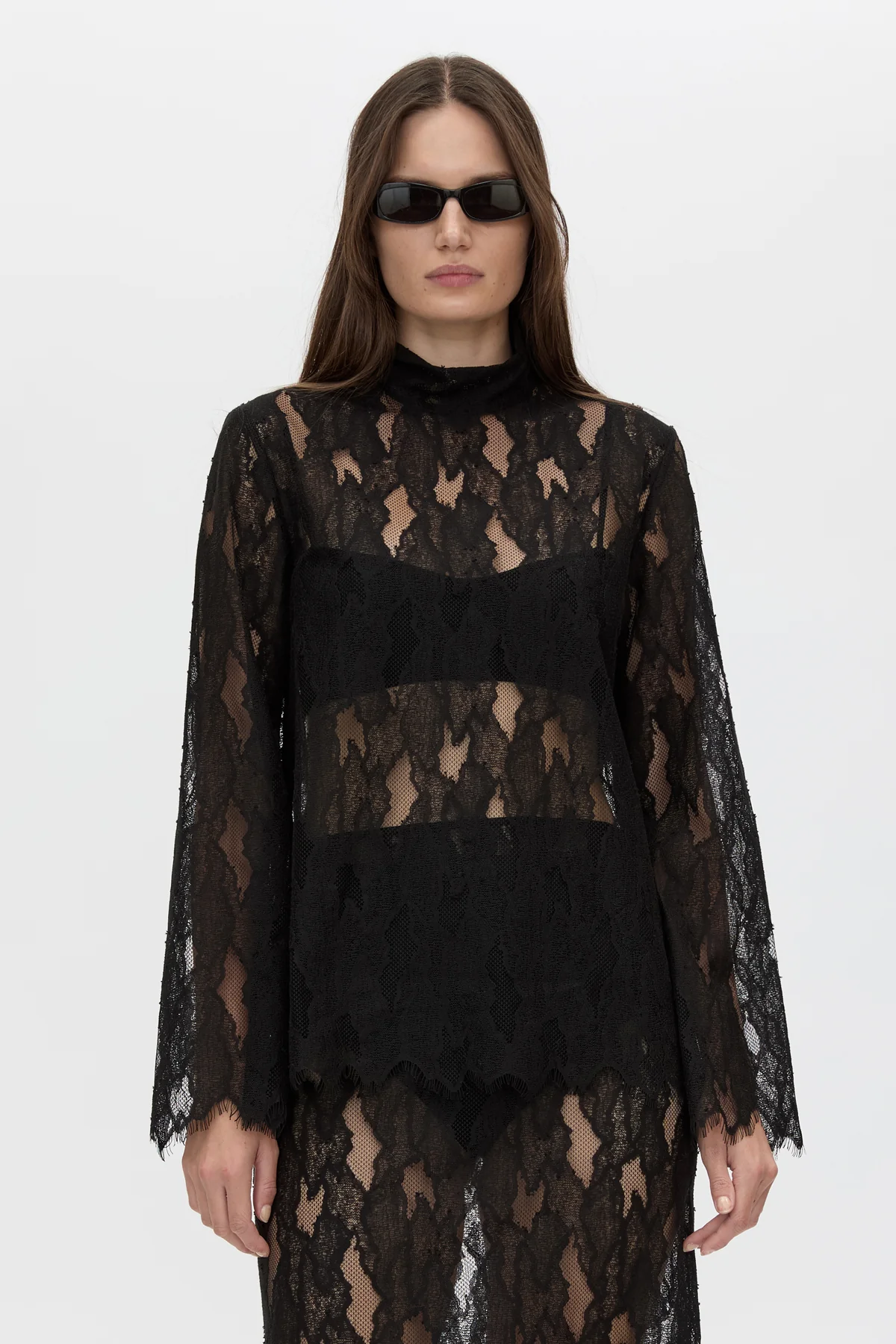 Zemira Long Sleeve Lace Top - Image 2